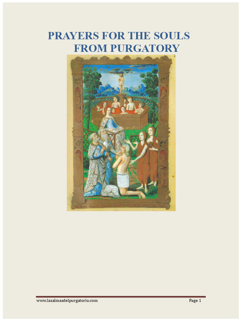 Prayers for Souls in Purgatory | PDF | Purgatory | Mercy