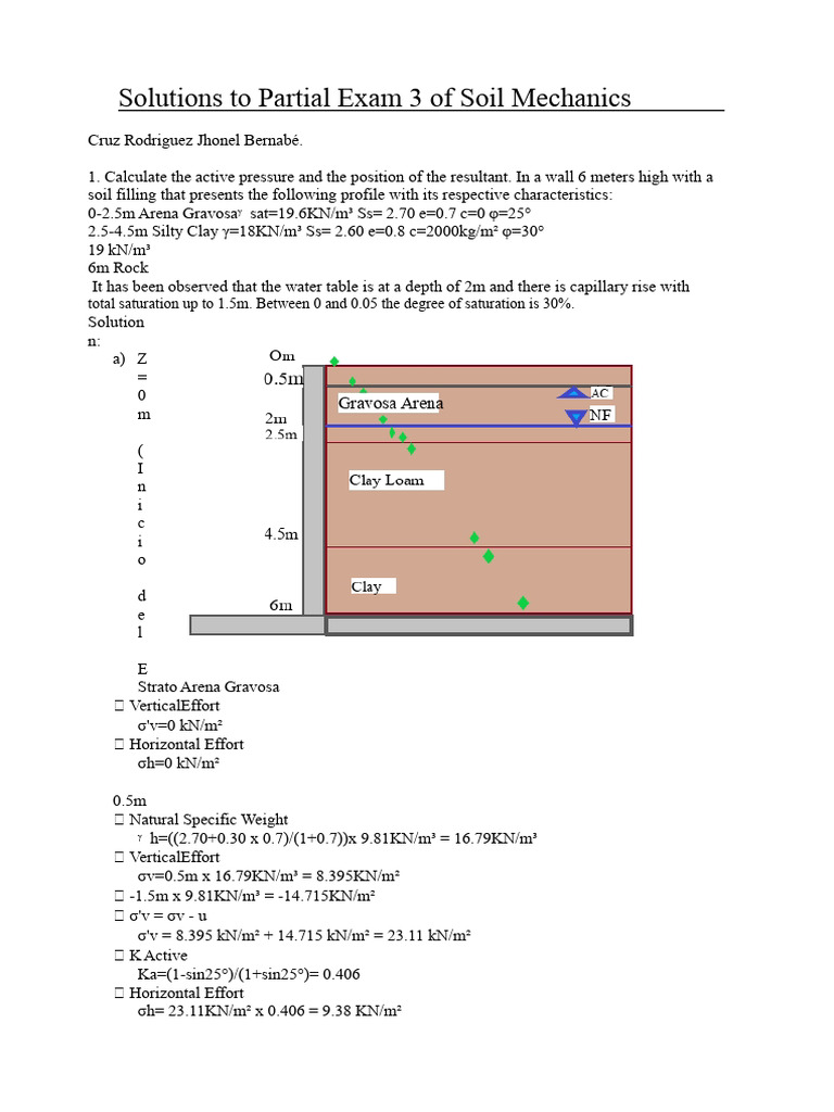 Solution Manual of Soil Mechanics 2 Third Partial | PDF | Soil ...