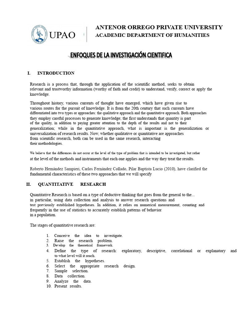 Understanding Quantitative Research Methods | PDF | Methodology ...