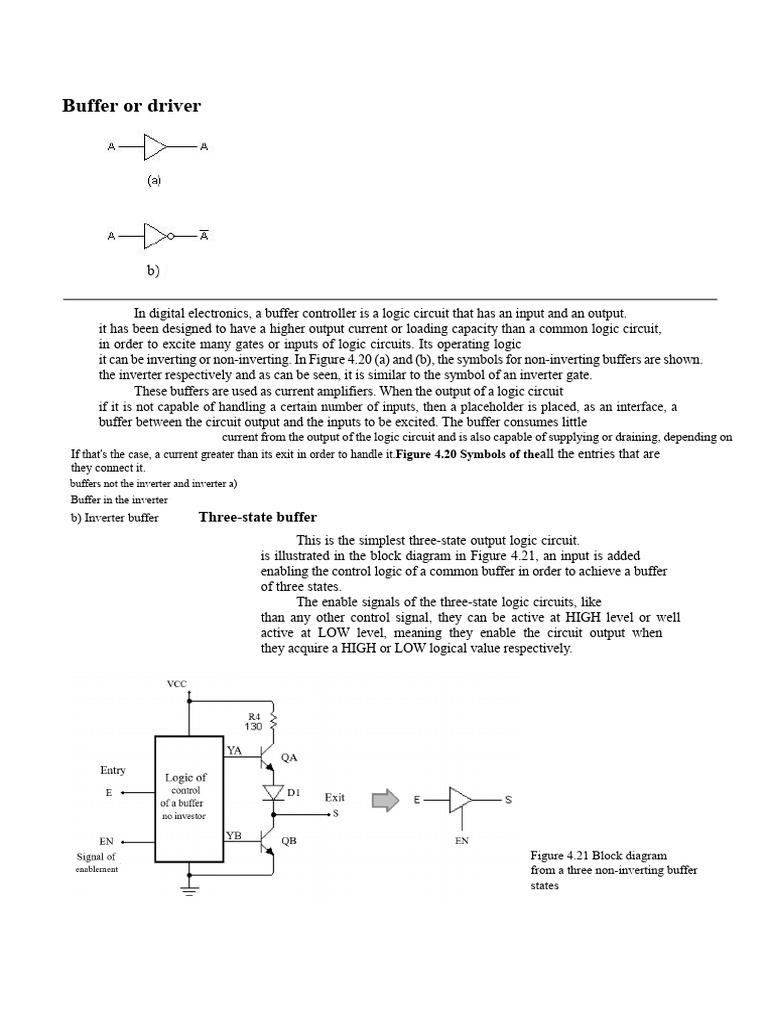 Bidirectional Bus Buffer Overview | PDF | Logic Gate | Electronic Circuits