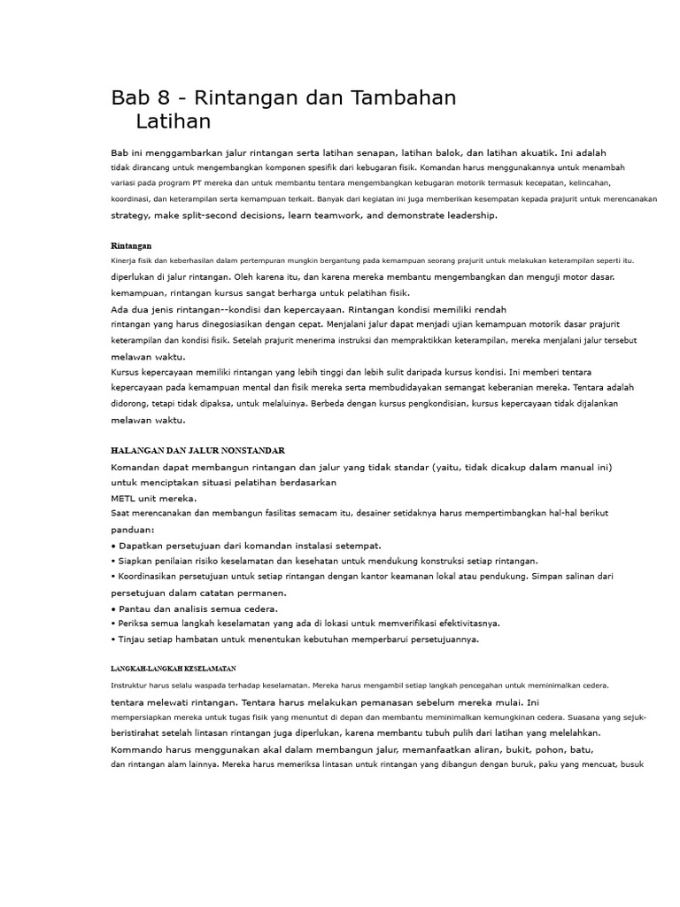 Lintasan Rintangan | PDF