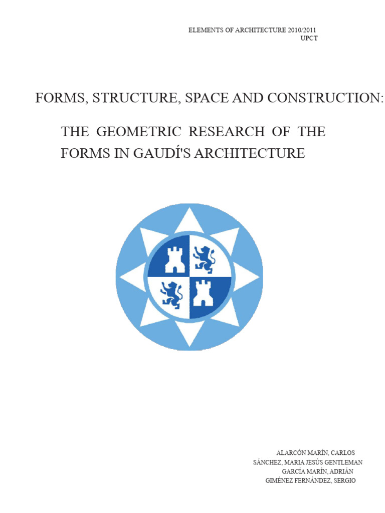 Geometric Analysis of Gaudí's Architecture | PDF