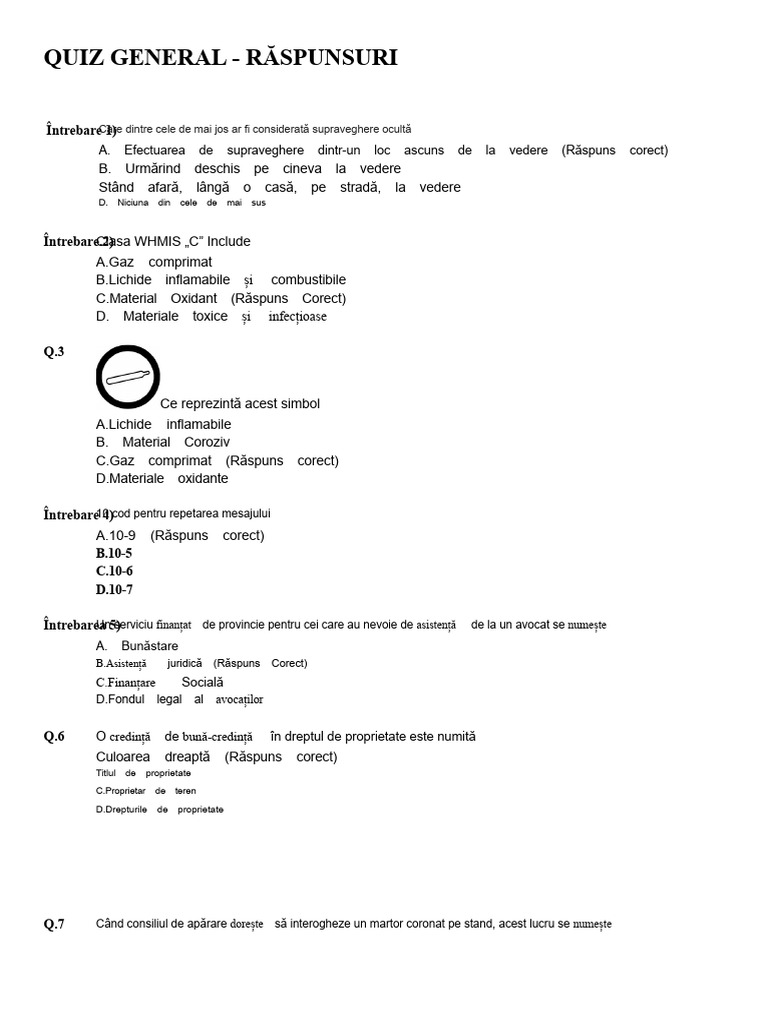 PSISA Test de Practică1 PDF | PDF
