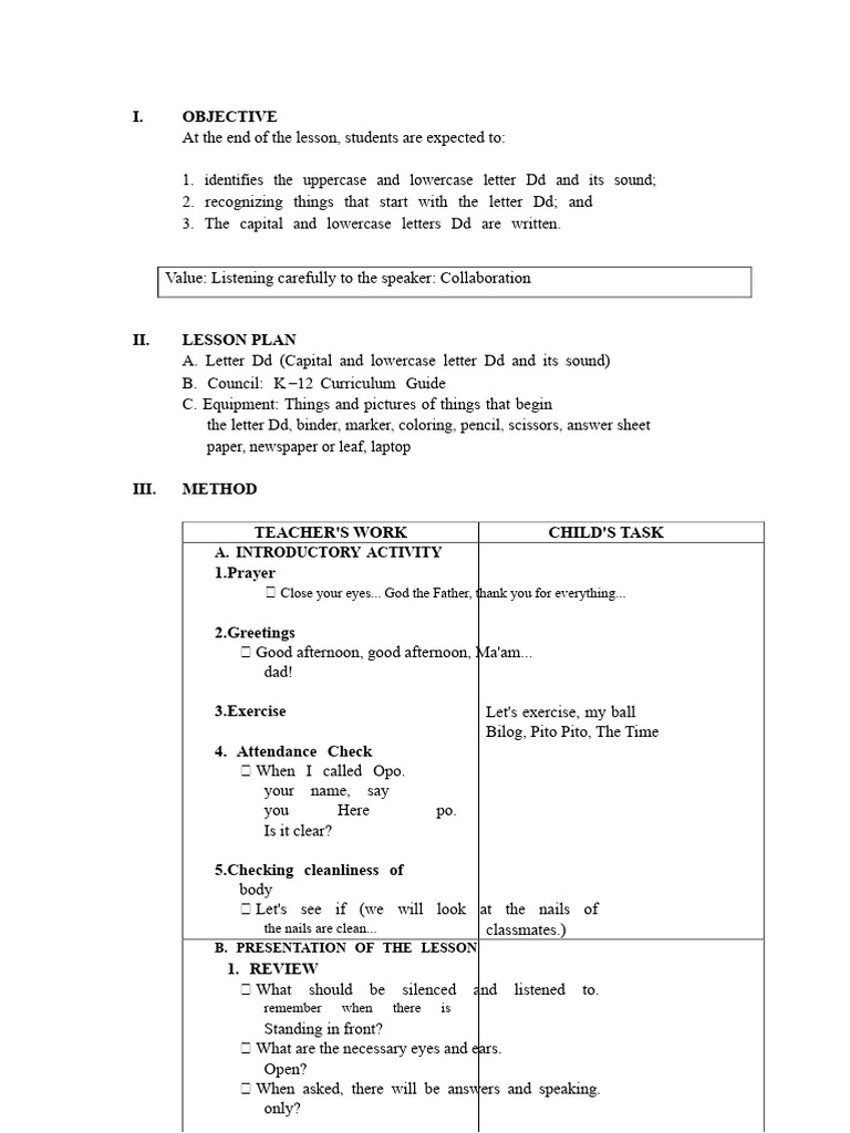 Lesson Plan Week 20 Local-Demo | PDF