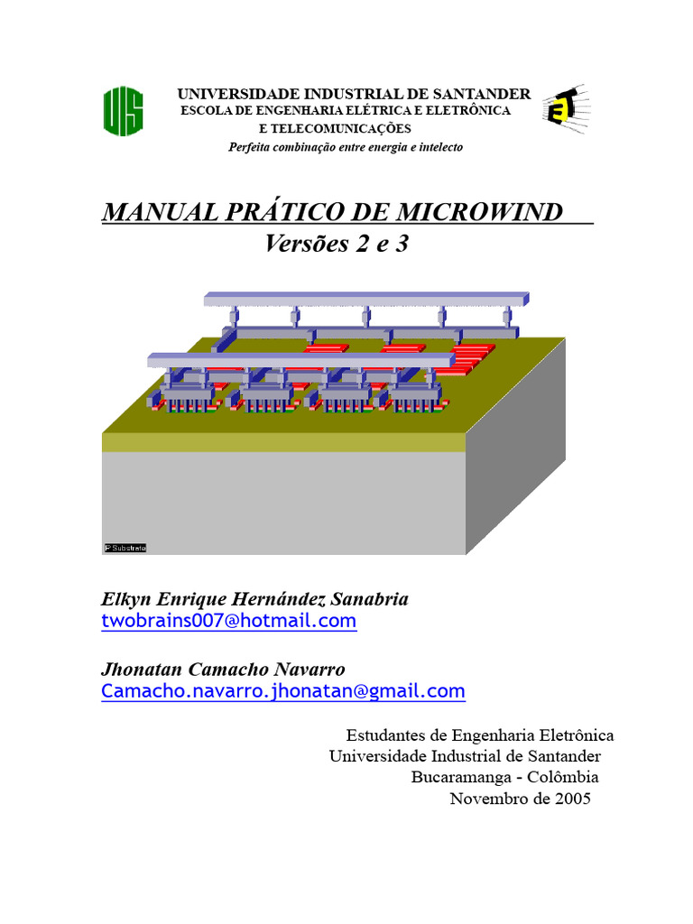 Manual Prático de Microwind 2 e 3 | PDF | MOSFET | Janela (informática)