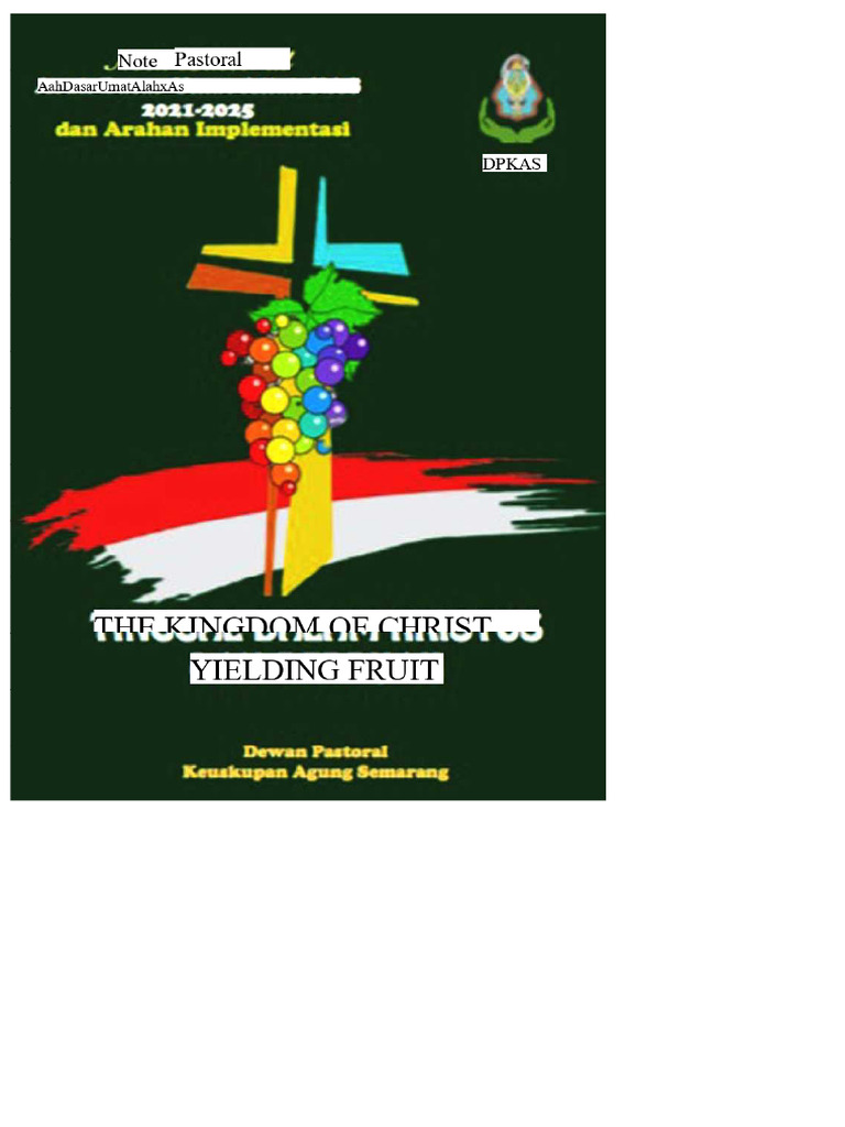 Pastoral Note Ardas 2021-2025 | PDF | Eucharist | Catholic Church