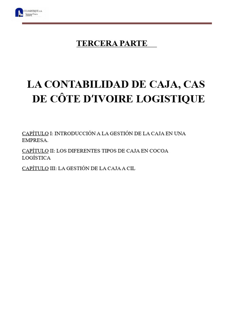 Gestión de la Contabilidad de Caja | PDF | Contabilidad | Dinero