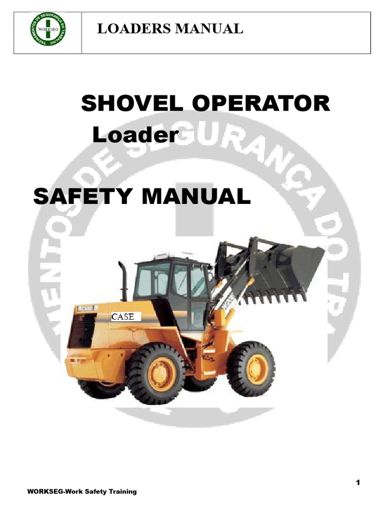 Loader Operator Safety and Training Manual | PDF | Loader (Equipment ...
