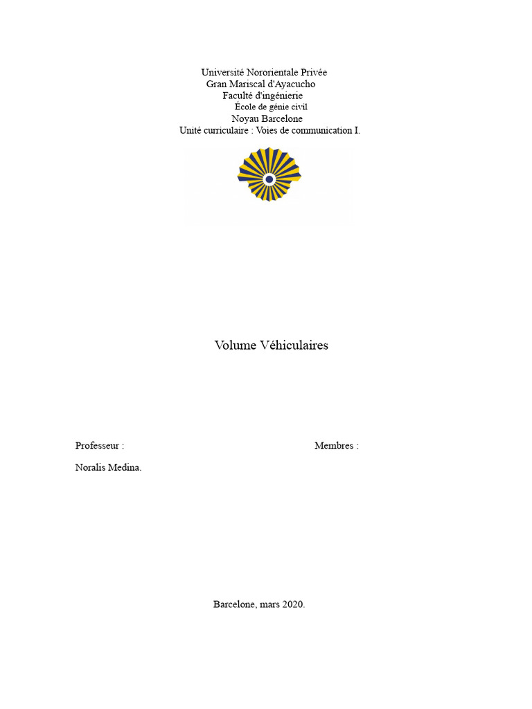 Volume véhiculaire et planification routière | PDF | Route | Véhicules