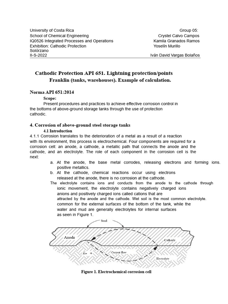 API 651-Cathodic Protection-G05 | PDF | Corrosion | Anode