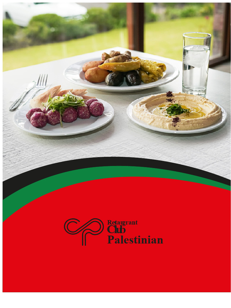 Palestinian Restaurant Menu | PDF | Food And Drink Preparation | Food ...