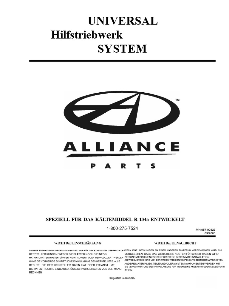 Alliance Universal APU | PDF