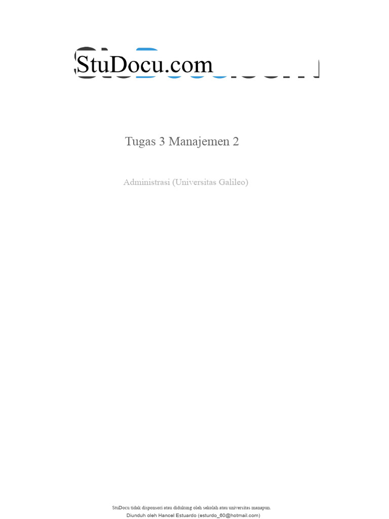 Tugas 3 Evaluasi Kinerja Manajemen 2 | PDF