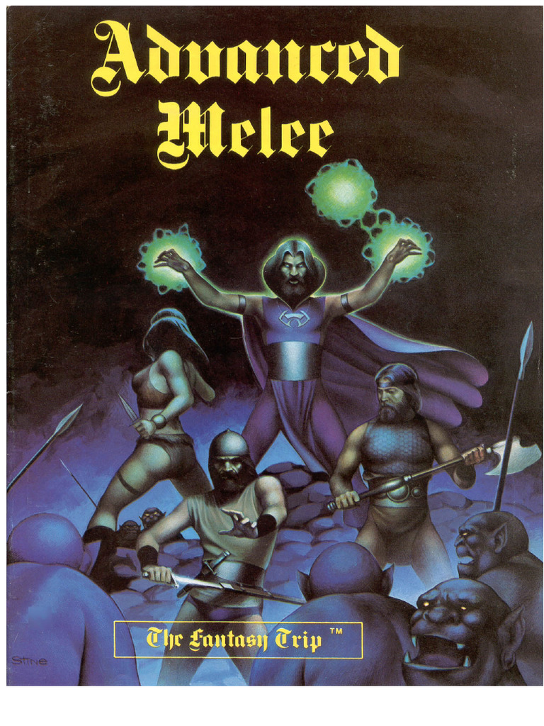 Metagaming TFT The Fantasy Trip Zaawansowane Melee OCR PDF | PDF