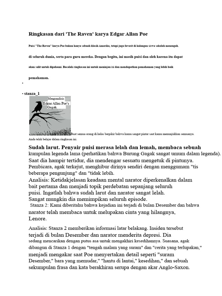 Ringkasan Puisi 