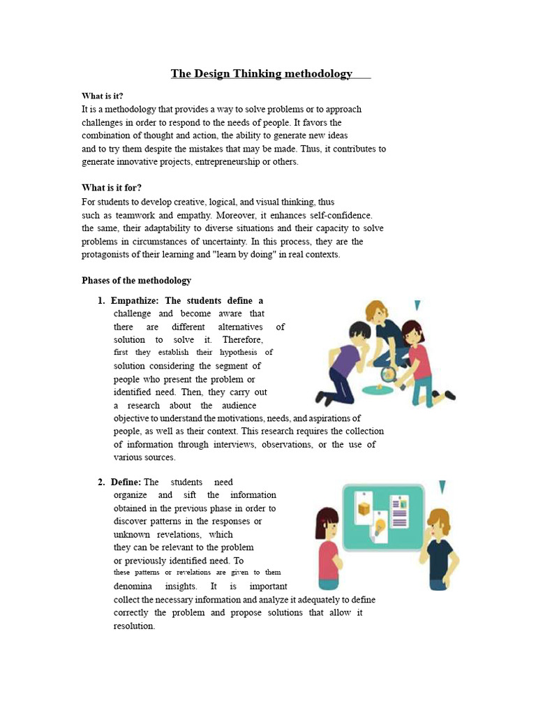 Understanding Design Thinking Phases | PDF | Design Thinking | Methodology