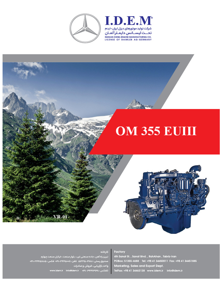 Motor Diésel Daimler-Benz OM 355 Euro 3 | PDF | Camión | Tecnología del ...