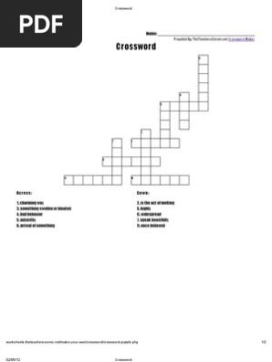 Crossword