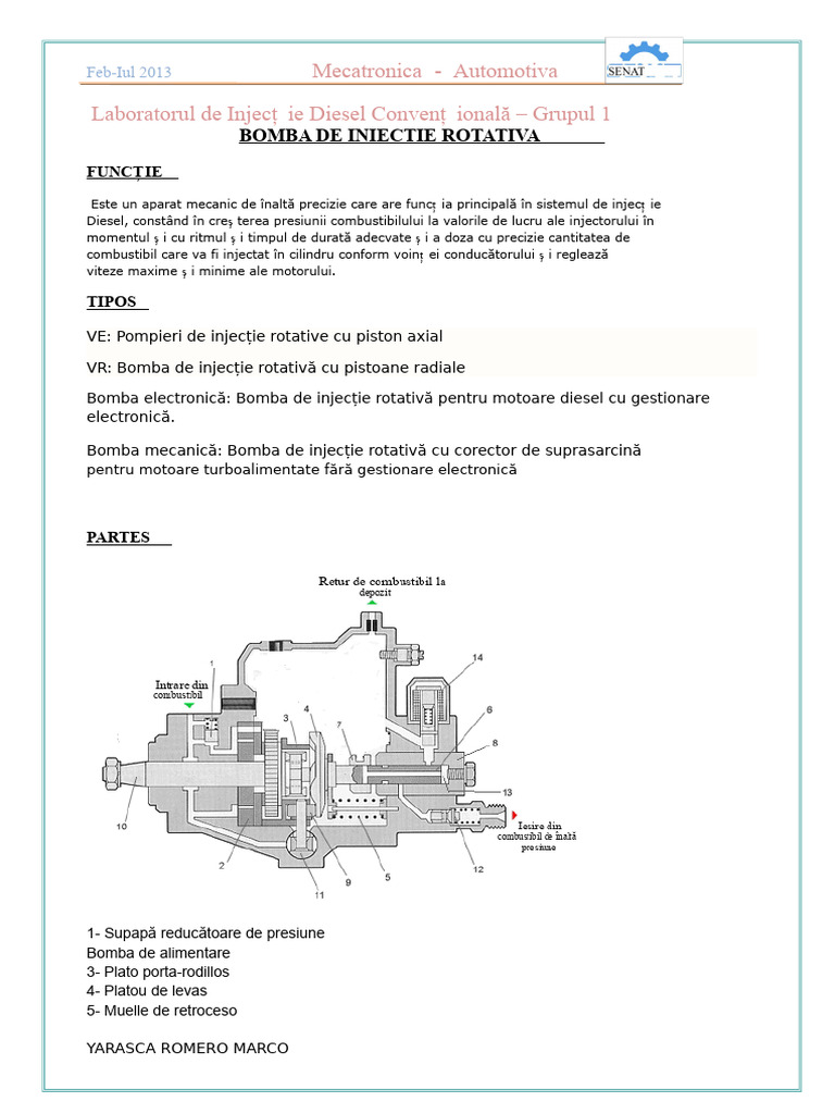 Pompa Rotativă | PDF
