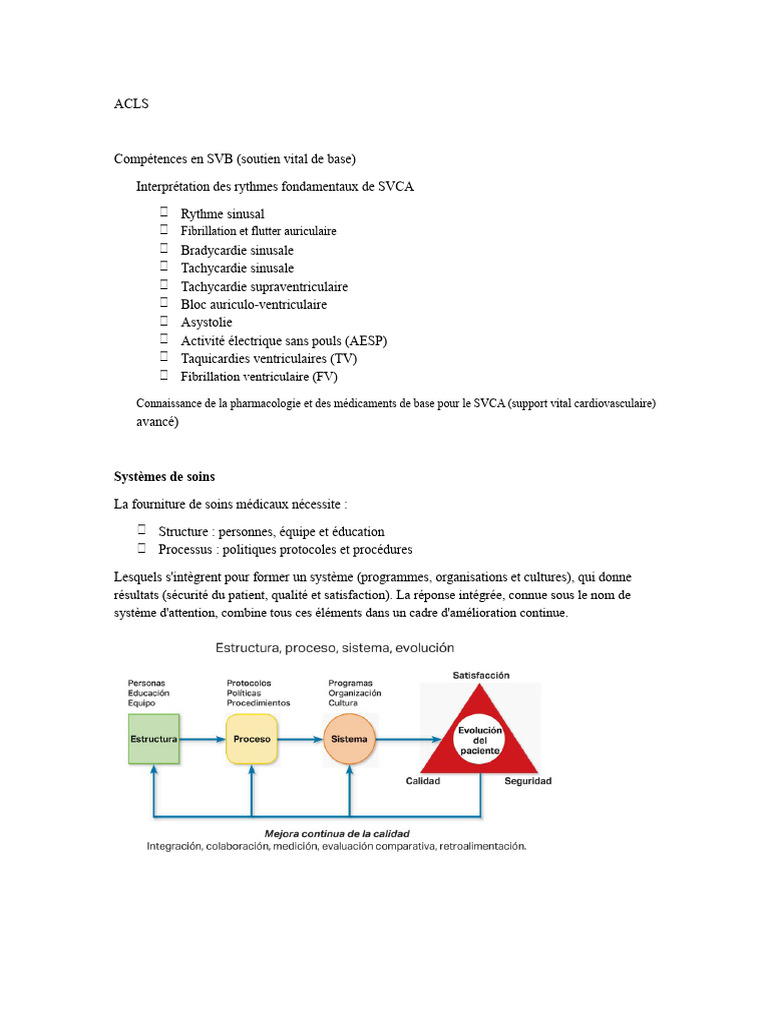 Compétences en SVCA et soins d'urgence | PDF | Réanimation cardio ...