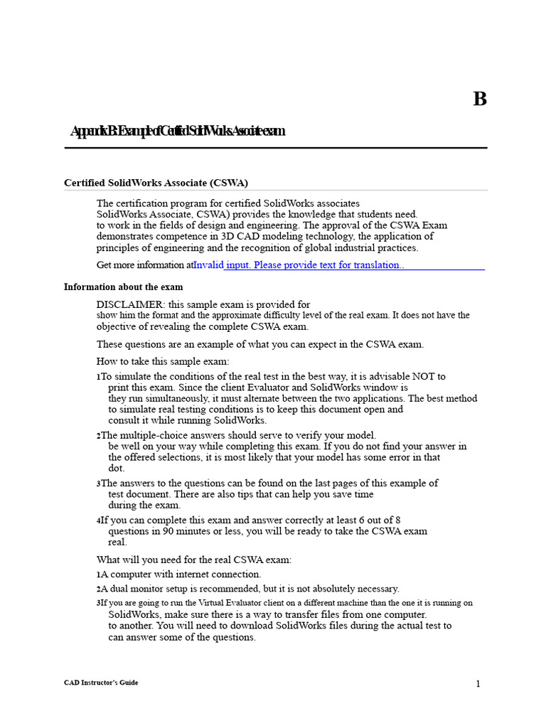 CSWA Exam Sample Questions Guide | PDF