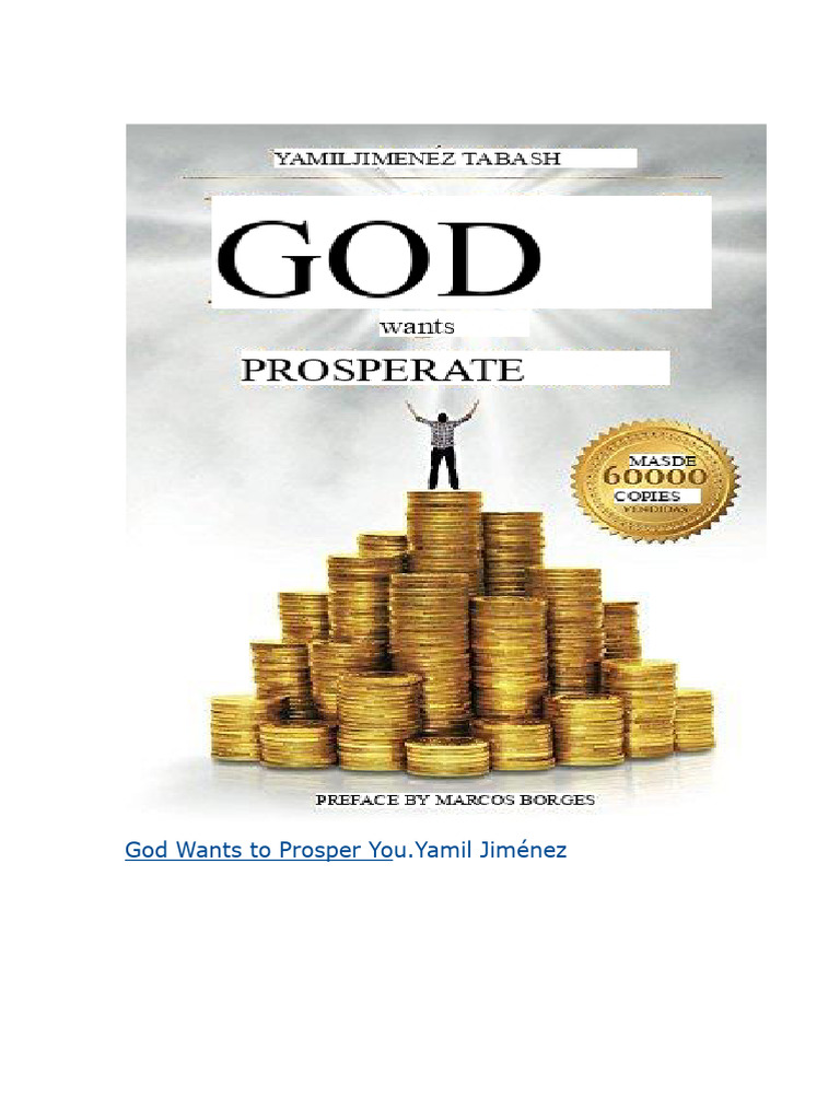 Embracing God's Prosperity Plan | PDF | Cost Of Living | Jesus
