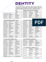 PSG 2012 - Saturday Schedule