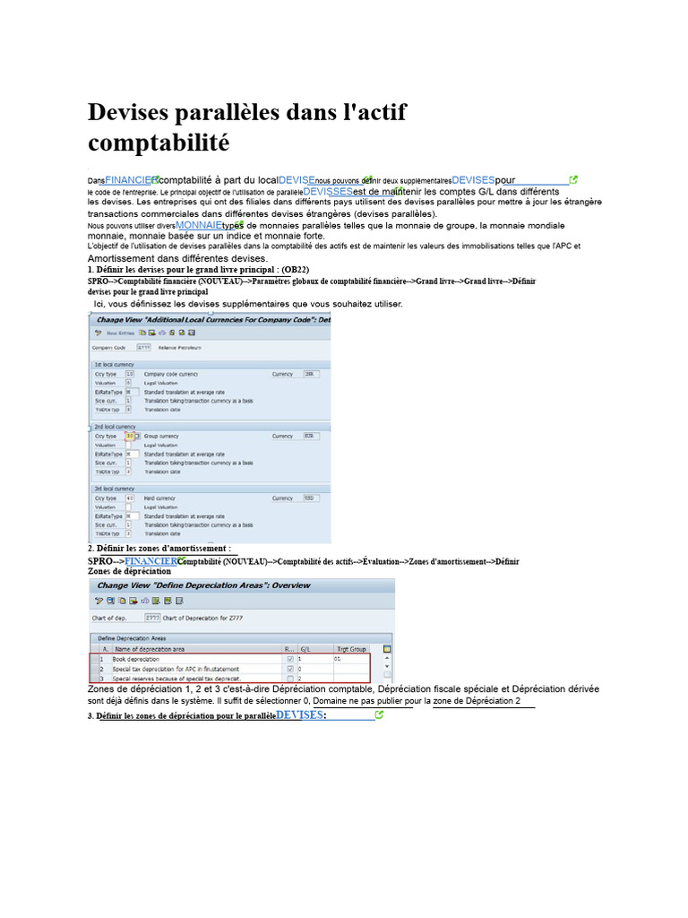 Comptabilité des devises parallèles | PDF | Dépréciation | Comptabilité