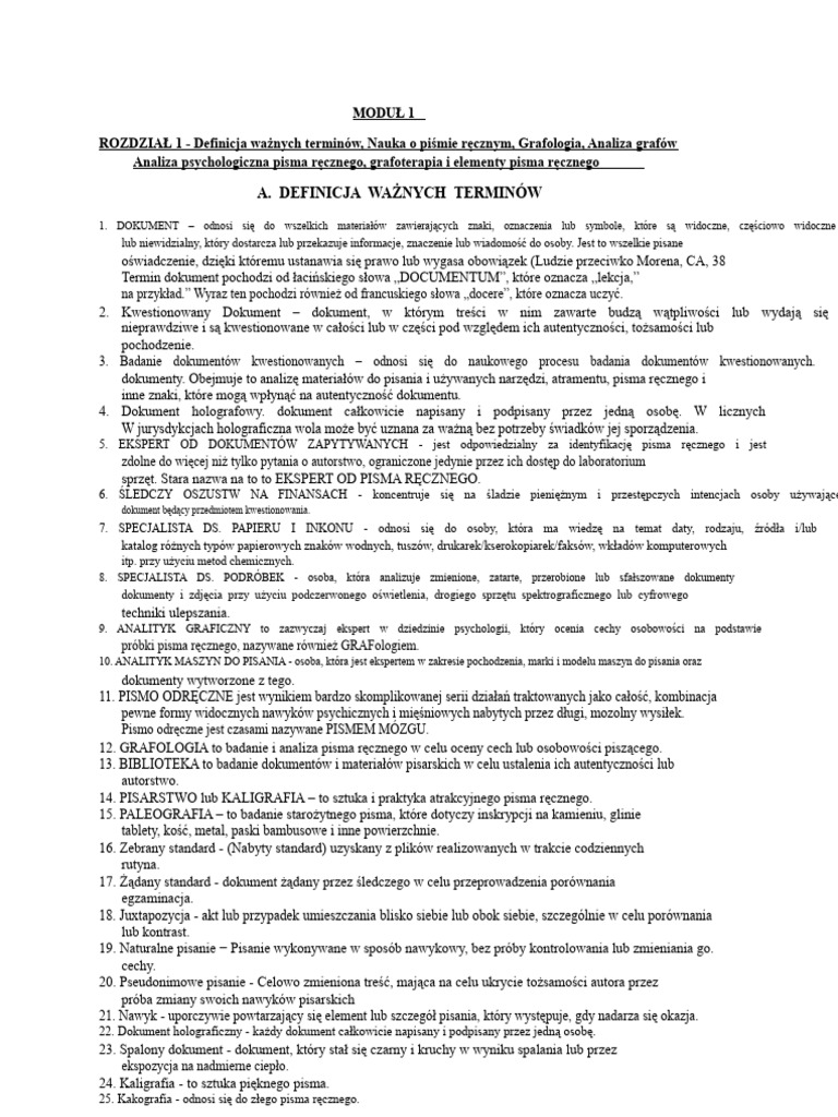 Moduł 1 Qde | PDF