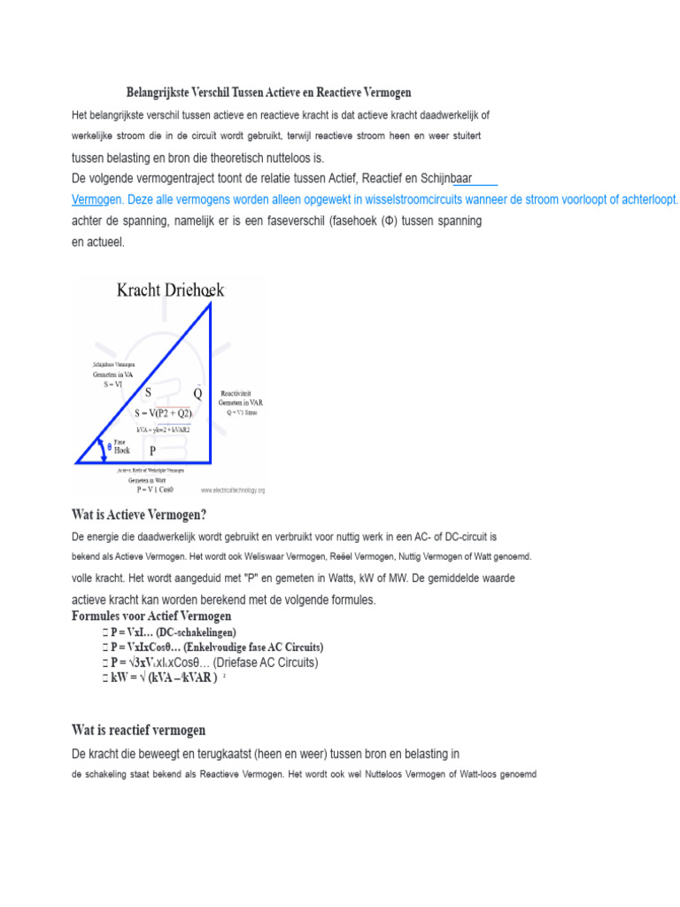 Power Factor Correctie Calculator | PDF