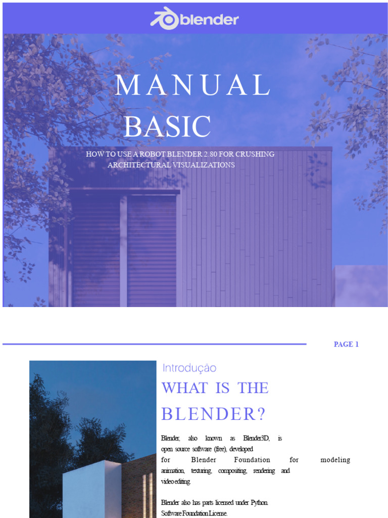 Using Blender for 3D Modeling | PDF | Blender (Software) | Rendering ...