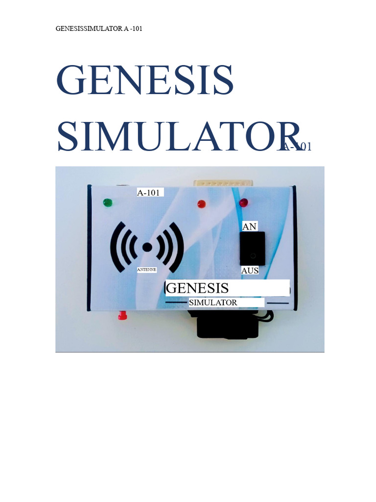 Genesis Simulator A PDF | PDF