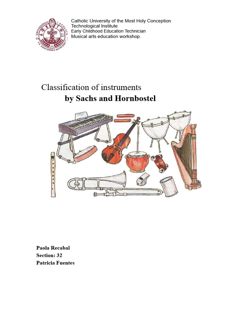 Hornbostel-Sachs Instrument Classification | PDF | Musical Instruments ...