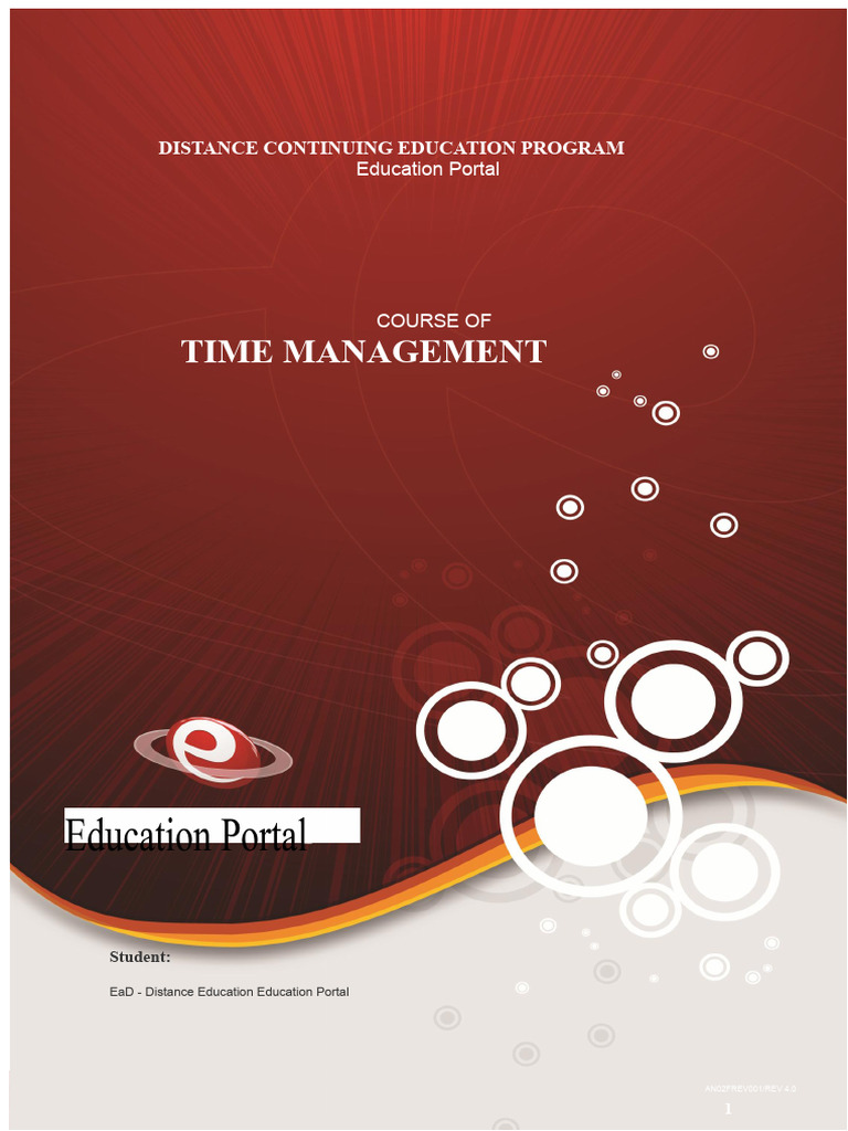 Time Management Course Overview | PDF | Time Management | Professional ...