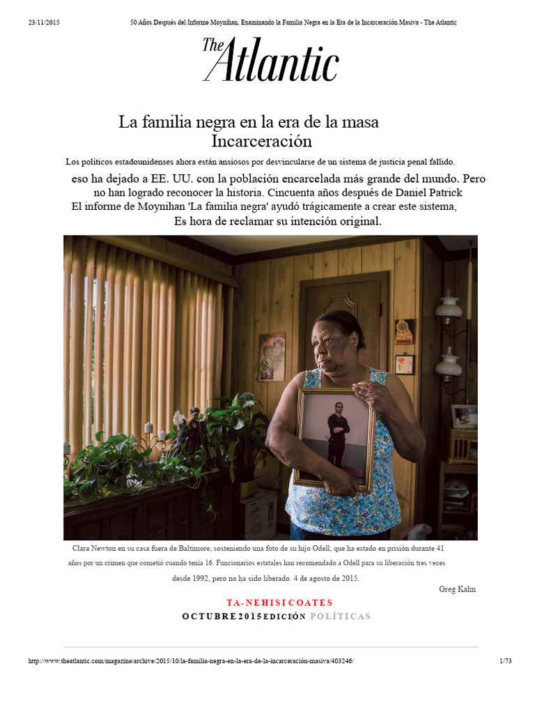 Familia Negra y Encarcelación Masiva | PDF | Crímenes | Crimen y violencia