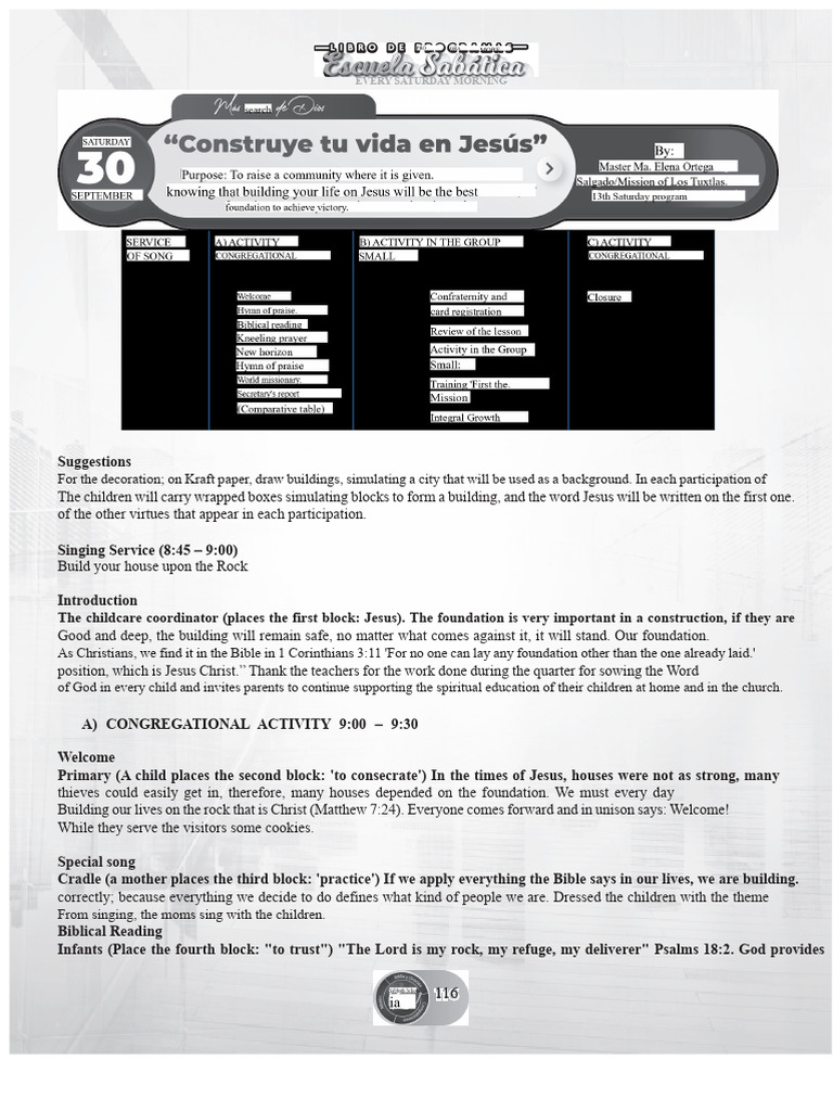 Building Faith: Children's Program Guide | PDF | Jesus | Disciple ...