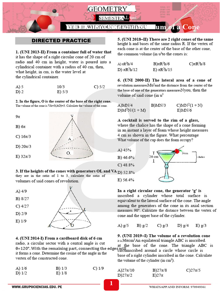 Resource_1657815684888_WEEK 18 - GEOMETRY | PDF | Area | Volume