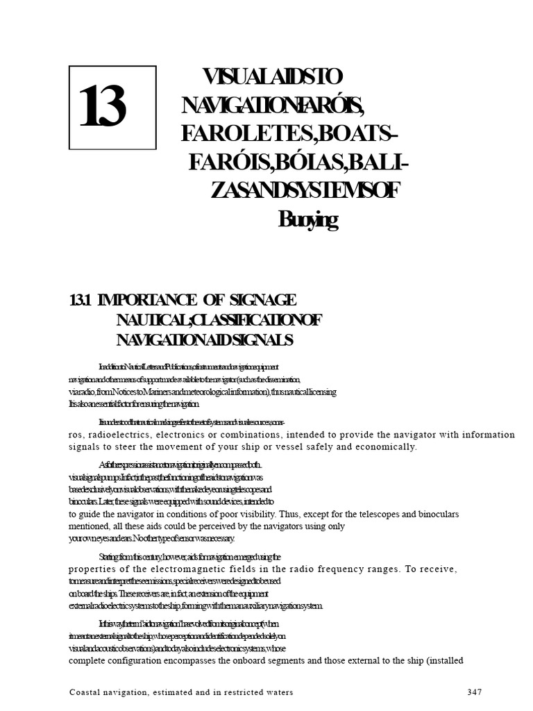 Visual Aids For Navigation | PDF | Horizon | Navigation