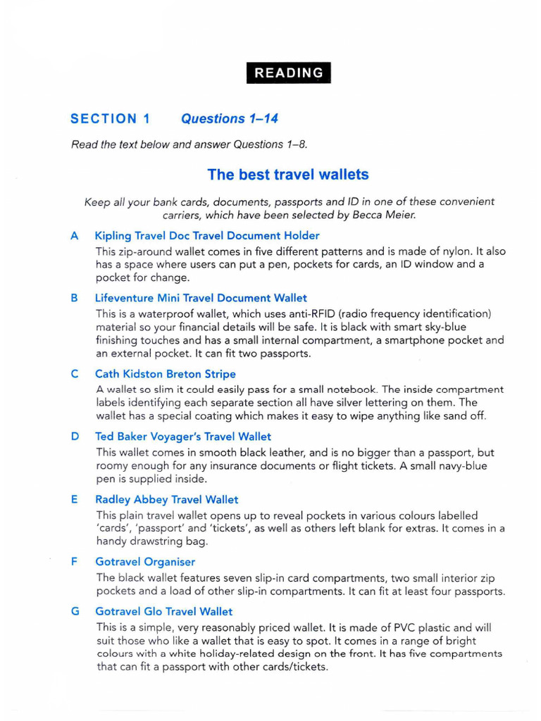 Alan Reading Section Answer Key | PDF
