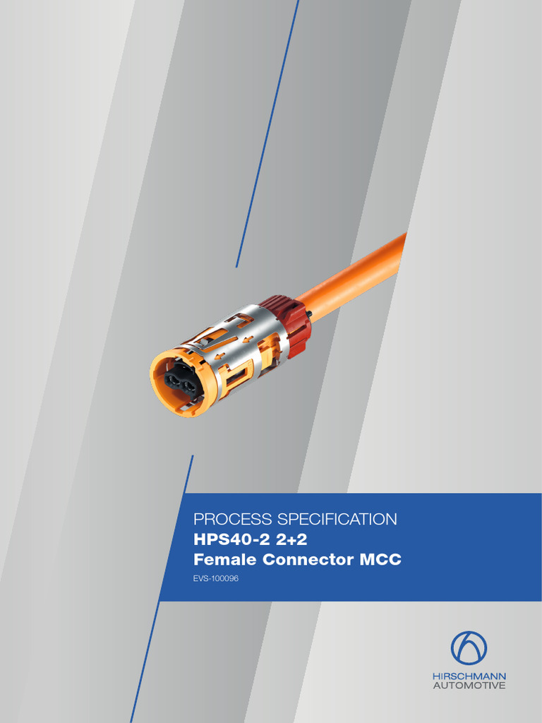 HPS40-2 2+2 Connector Process Spec | PDF | Electrical Connector ...