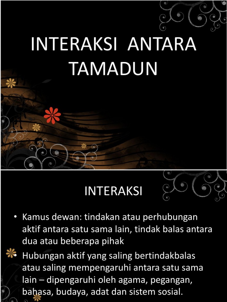 Interaksi Antara Tamadun