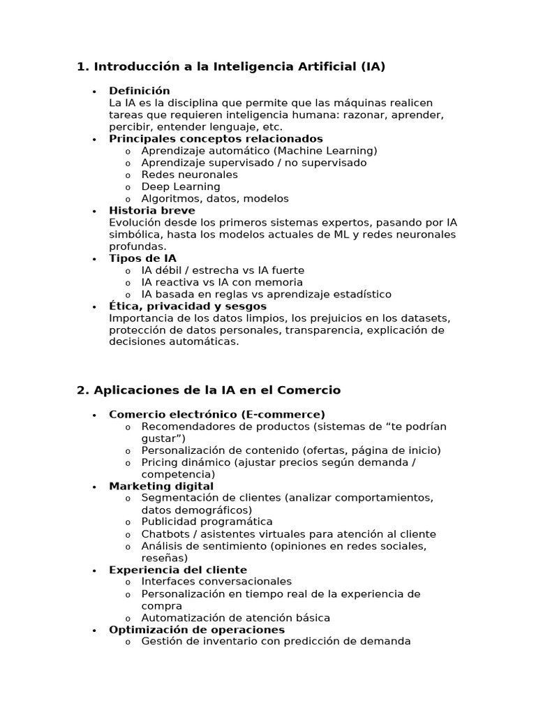 Introducción a la Inteligencia Artificial | PDF | Inteligencia ...