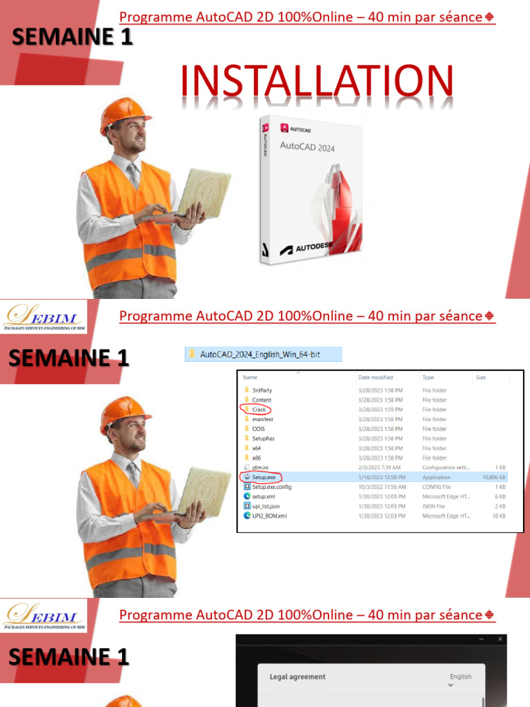 Programme AutoCAD 2D 100% en ligne | PDF | AutoCAD | Informatique