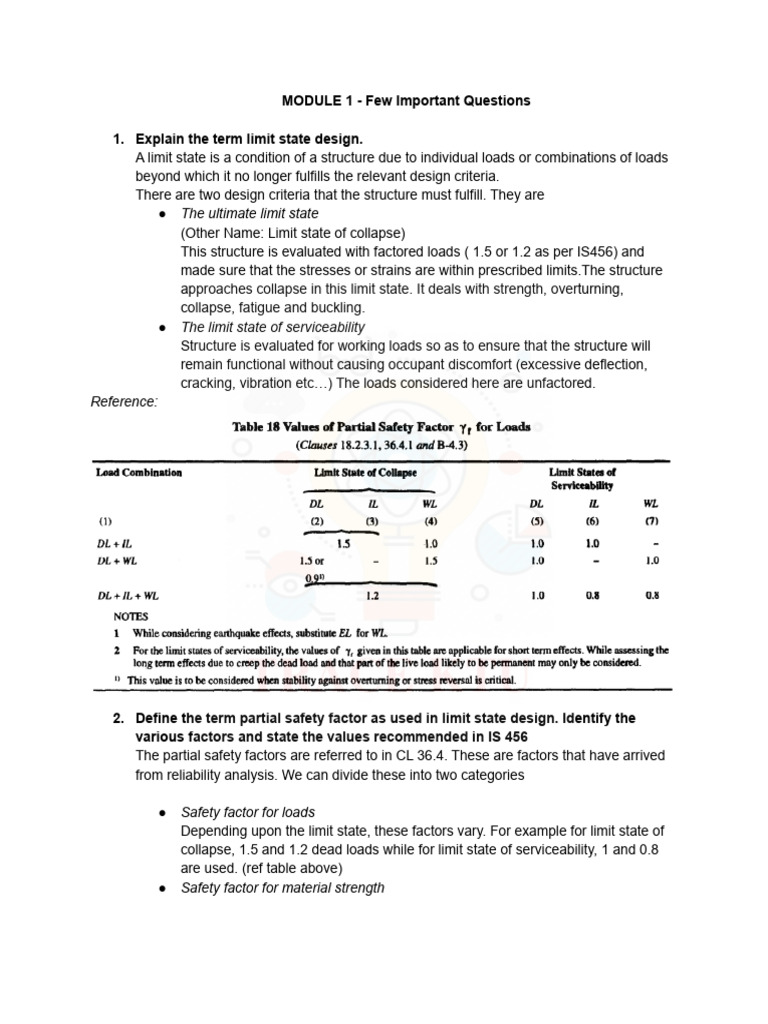 Important Theory - Module 1 | PDF | Strength Of Materials | Beam ...