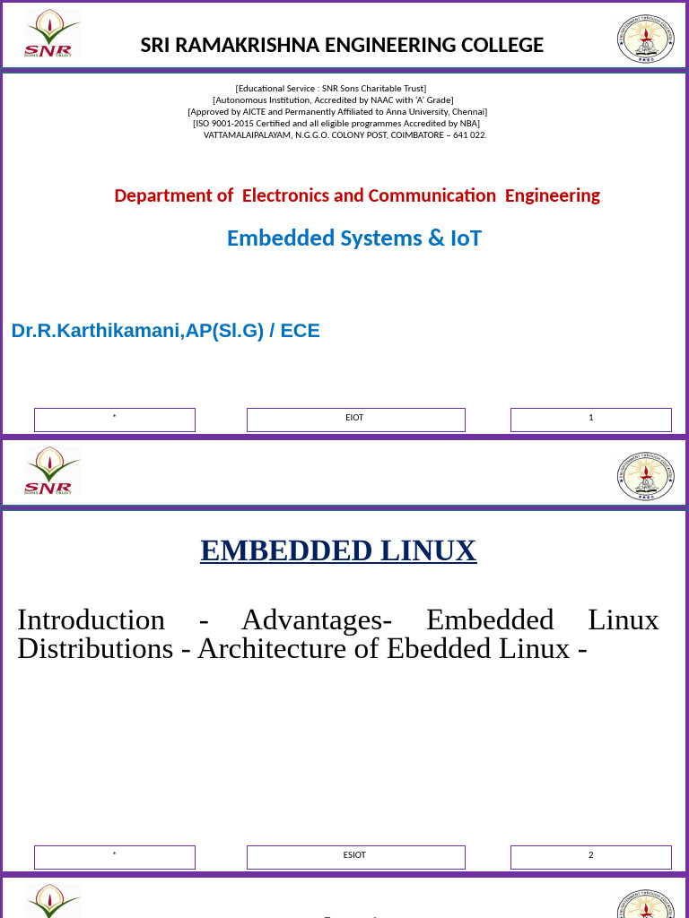 Embedded Linux for IoT Applications | PDF | Kernel (Operating System ...