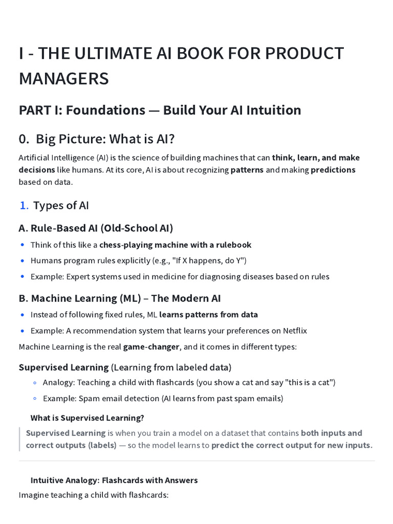 i - The Ultimate Ai Book for Product Managers | PDF | Deep Learning ...