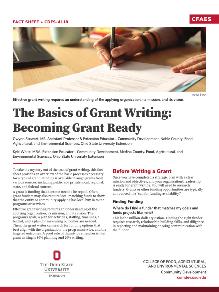 Grant Writing Basics: Get Funded Now | PDF | Grant (Money) | Budget