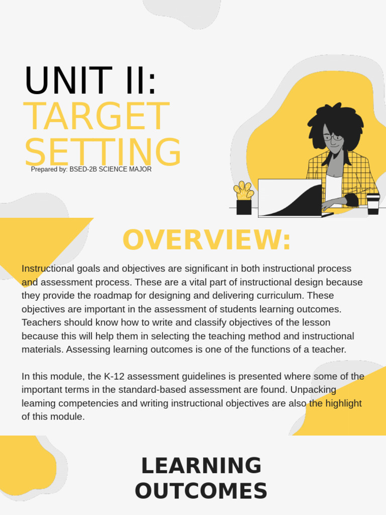 K-12 Instructional Goals & Assessment Guide | PDF | Educational ...