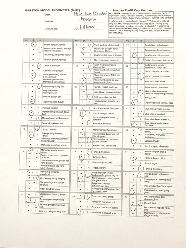 Form Dics Nesa | PDF