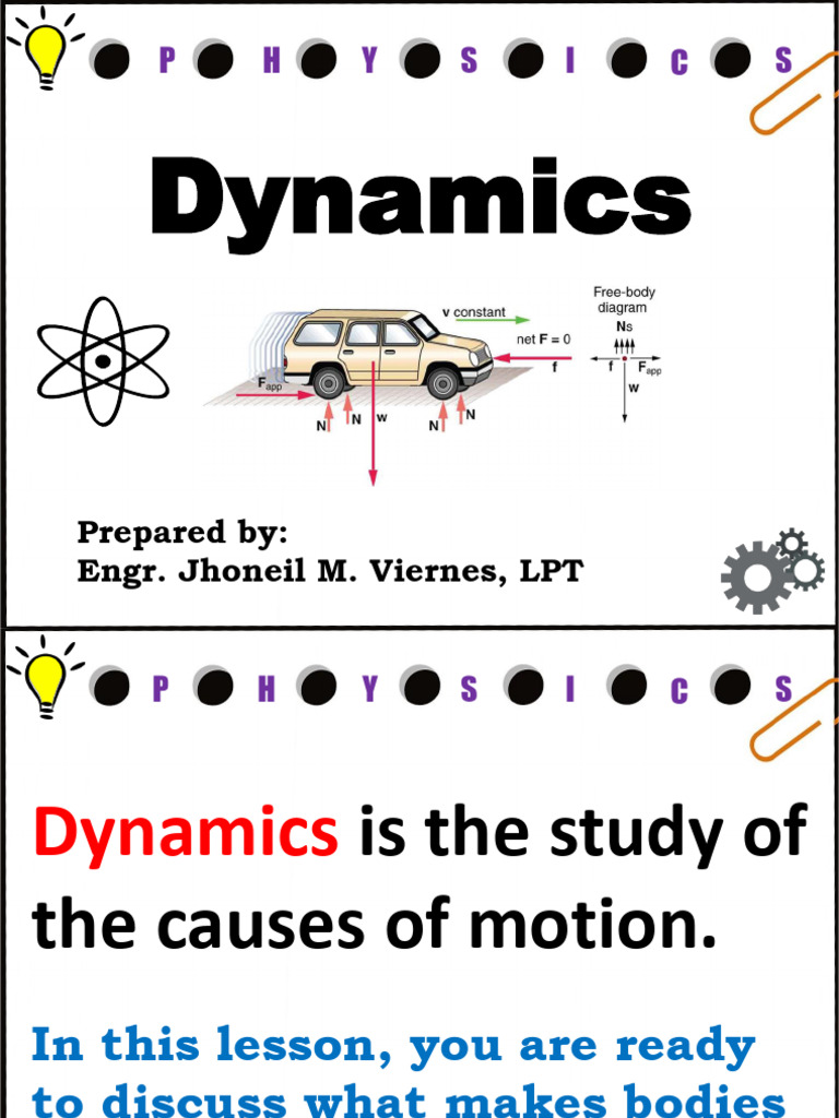 Understanding Physics of Dynamics | PDF | Force | Friction